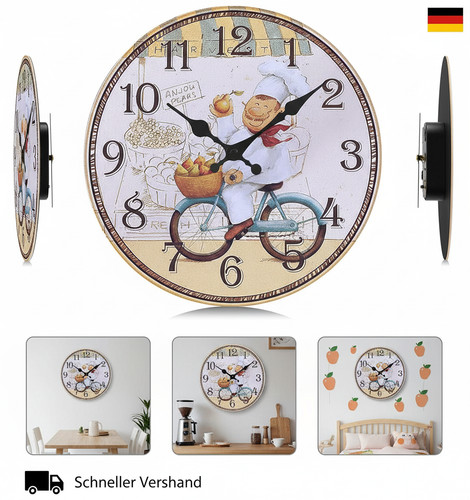 Lafocuse 30cm küche wanduhr - küche,