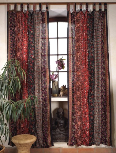 Boho patchwork vorhänge 1 - patchwork,
