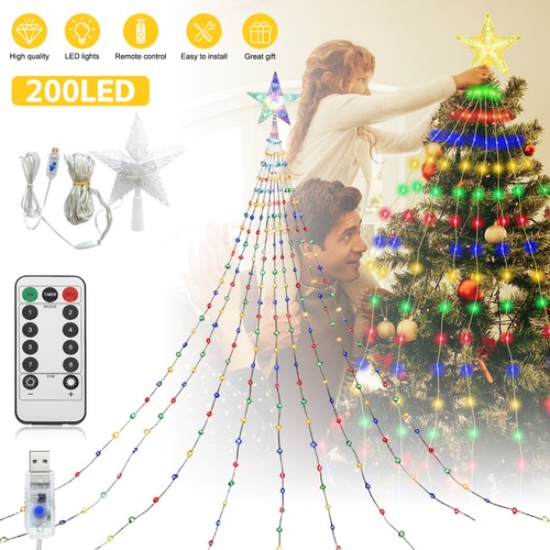200 led christbaumbeleuchtung - 200,