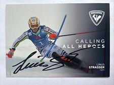 original Autogrammkarte Ski