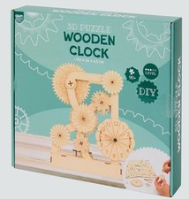 HOLZ PUZZLE UHR " ZAHNRÄDER "