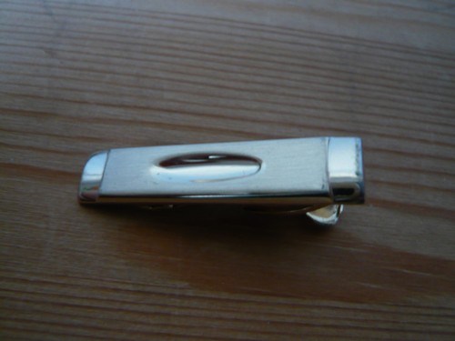 Krawatten clip schmal - krawatten-clip,,