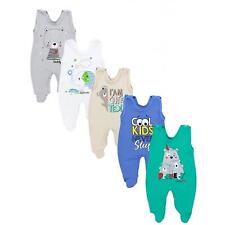 TupTam Baby Unisex Strampler mit Aufdruck Spruch 5er Pack