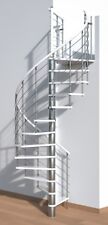 Minka Spindeltreppe VENEZIA Buche Weiss 160 cm DM