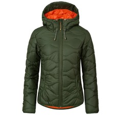 Icepeak Damen Jacke Daunen-Look Gr.38 Steppjacke Kapuze Winterjacke Supersoft