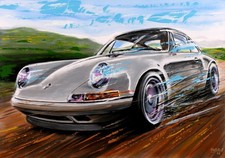ORIGINAL GEMÄLDE: PORSCHE