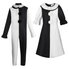 Terrifier Clown Cosplay Kostüm Herren Overall Jumpsuit Damen Kostüm Halloween