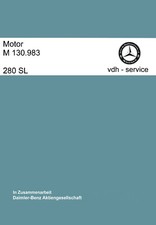 Mercedes Benz Ersatz-Teilekatalog Motor M 130.983 - 280 SL - Pagode