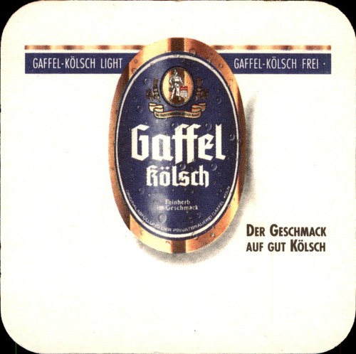 Bierdeckel gaffel der - bierdeckel,