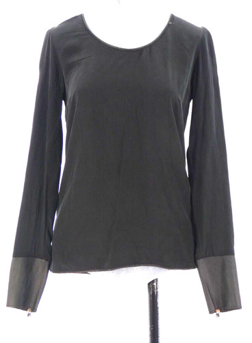 Star rohseide bluse leder - star,