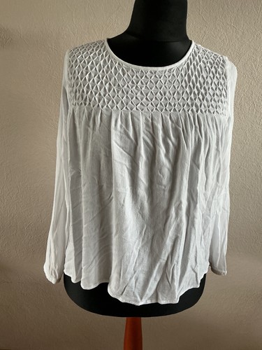 Ausgefallene weiße bluse von - bluse,