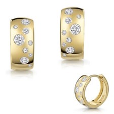 925 Silber Gold Creolen