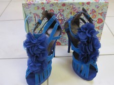 Damen "Truffle "Collection Exklusiv ,blaue High Heels , Stilettos , Pumps ,GR:37