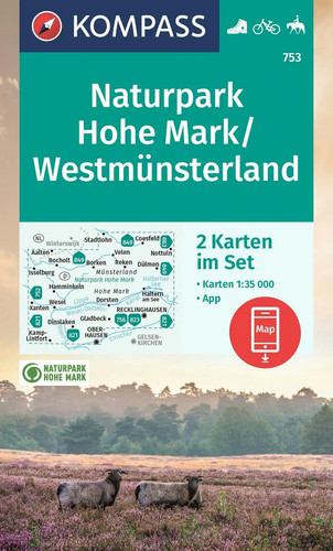 Kompass wanderkarten set 753 - kompass,