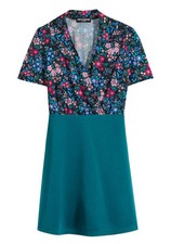 Kleid mit bedrucktem Oberteil