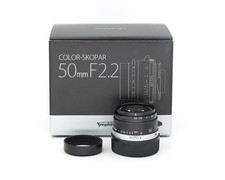 Voigtländer Color-Skopar 50mm 2.2 VM schwarz für Leica M Vitrinemodell #**