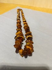 Bernsteinkette  ca. 35cm  natur  mehrfarbig