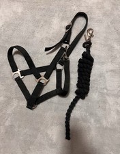 Showmaster Halfter schwarz und Twist-Strick GR. COB