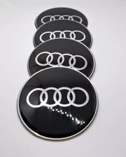 Nabenabdeckungen 65mm Nabendeckel Felgenkappe  Aufkleber kappen audi still