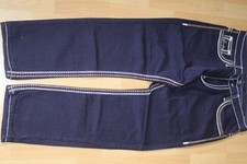 AMICA 9574 Jeans Hose 34 ca. L32 dunkelblau Gut #L5532