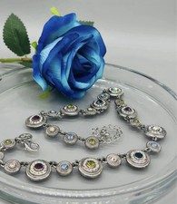 Pippa Jean Kette Halskette Collier rhodiniert Tory Bracelet Steine bunt-  Neu!