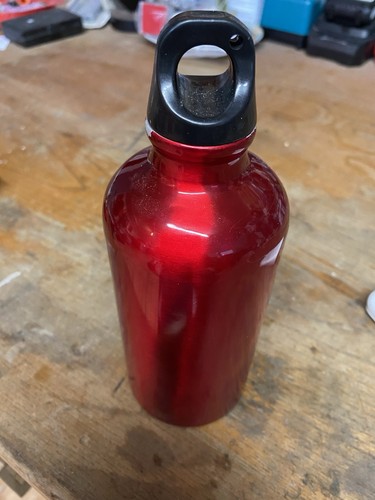 Alu trinkflasche rot - 0,5l,