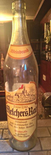 Liter flasche leer weinbrand - 3,
