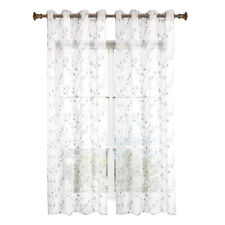 2x Transparent Vorhänge mit