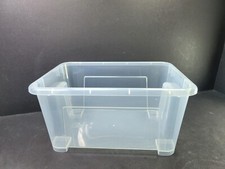 Klar Kunststoff Aufbewahrung Ikea Samla 5l 28x19x14cm gebraucht sehr guter Zustand ohne Deckel