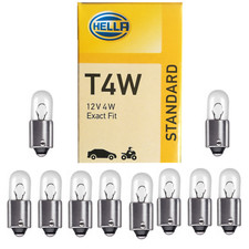 10 Stück Hella 12V 4W BA9s Tachoglühbirne Glühlampen Glühbirne Kugellampe   H13w