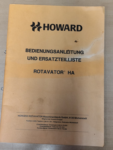 Howard rotavator - howard,