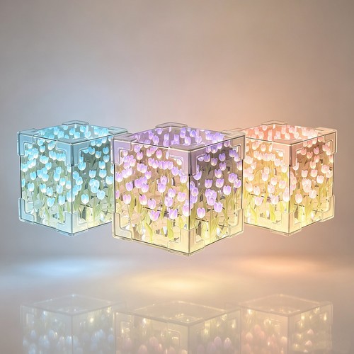 Led tulpen lampe nachtlicht - led,