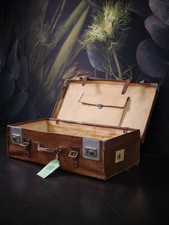 Sehr alter Vintage Lederkoffer