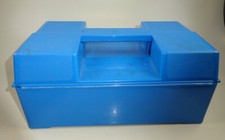 Matchbox Superfast Tragekoffer für 24 Modelle 1981, blau, top