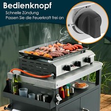 Gas plancha grillplatte - gas,