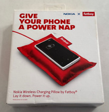 Fatboy Nokia Handy Ladestation Wireless  QI Charger Rot mit OVP Mini Kissen