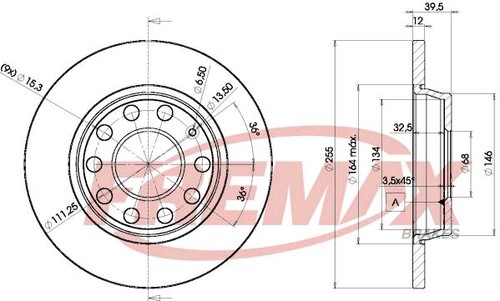Bremsscheiben für audi - bremsscheiben, a4
