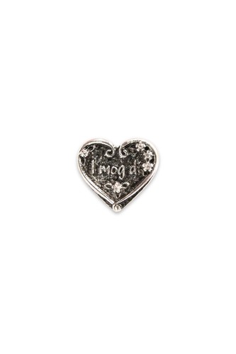 Ansteck pin herz mog - i, di