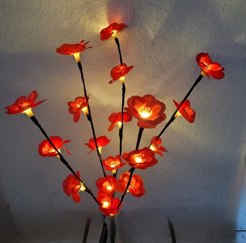 2er set led blütezweig - set,