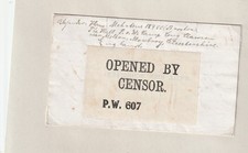 Kriegsgefangenenzensur Brief Großbritannien Melton nach Mariensiel