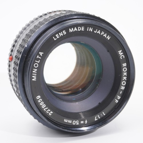 Rokkor 50mm 7f minolta - 1,7f,