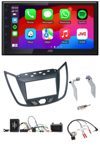 Jvc bluetooth usb lenkrad - jvc, 2din