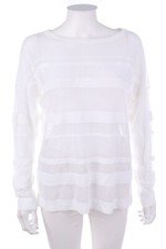 MARC CAIN Longsleeve-Shirt Streifen L off-white