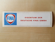 1 Tankstelle Oldtimer Garage Fina Aufkleber Tanksäule Tankzapfsäule Zapfsäule 1A