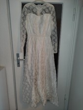 Vintage Brautkleid Hochzeitskleid Spitze 60er / 70er Jahre 