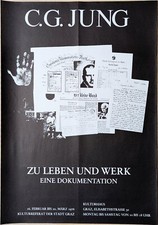 Poster Plakat - Carl Gustav Jung - Psychologie - Kulturhaus Graz - 1976