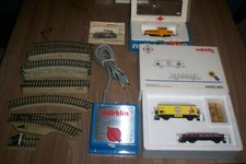 Selbst zusammen gestelltes Märklin HO Startset mit Diesellok / Post Brauerei