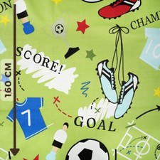 Baumwollstoff Fußball