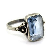 Art Deco Ring aus 800er Silber