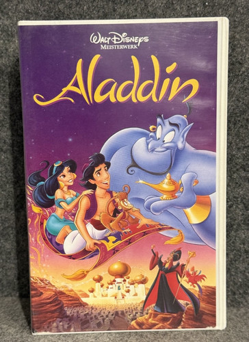 Vhs walt disney aladdin - vhs,